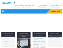 Tablet Screenshot of ceama.in